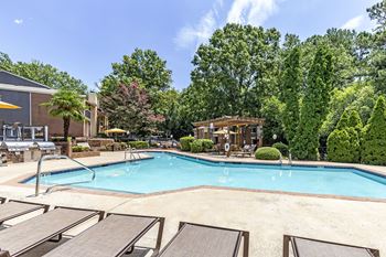 Sparkling swimming pool